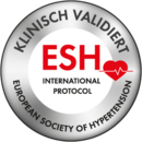 Klinisch validiert durch die European Society of Hypertension
